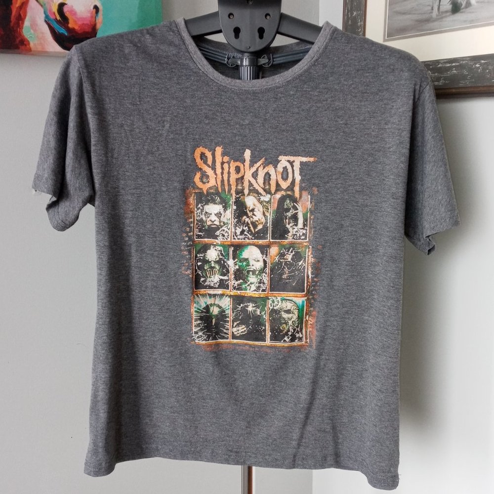 SlipKnot grey  Band Tee Size Medium